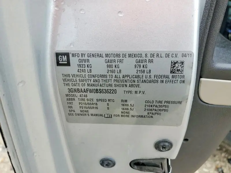 2011 CHEVROLET HHR LS  
