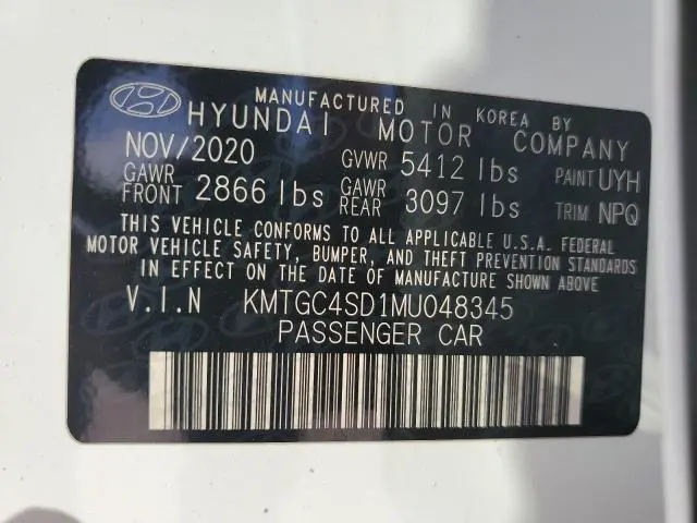 2021 GENESIS G80 BASE  