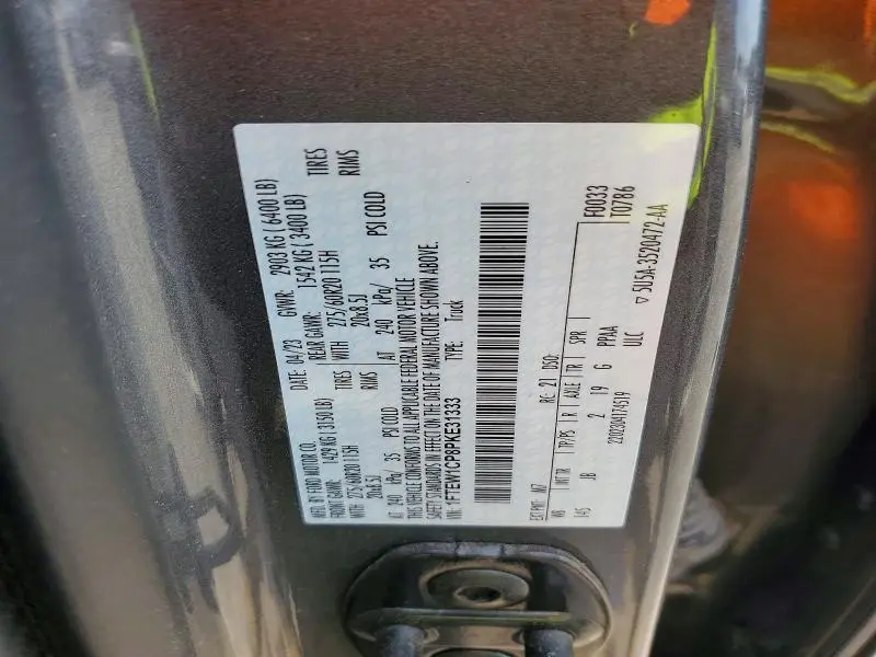 2023 FORD F150 SUPERCREW  