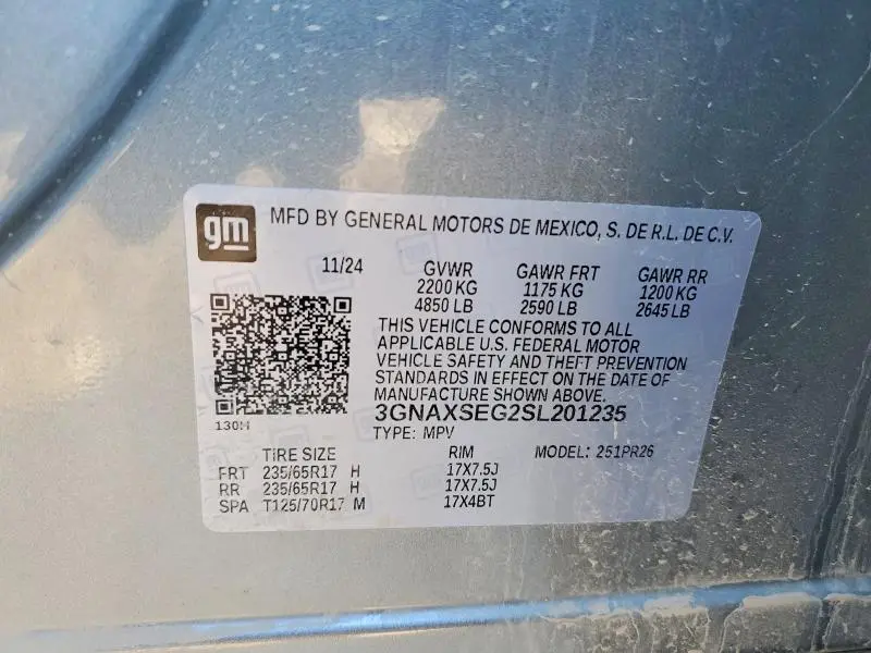 2025 CHEVROLET EQUINOX ACTIV  