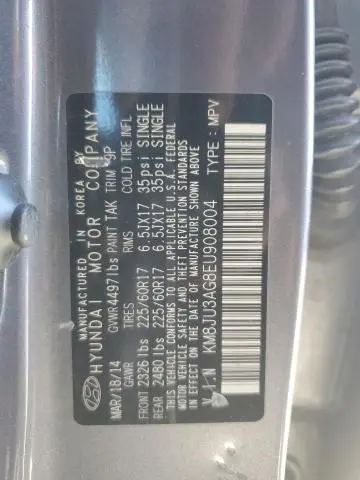 2014 HYUNDAI TUCSON GLS  