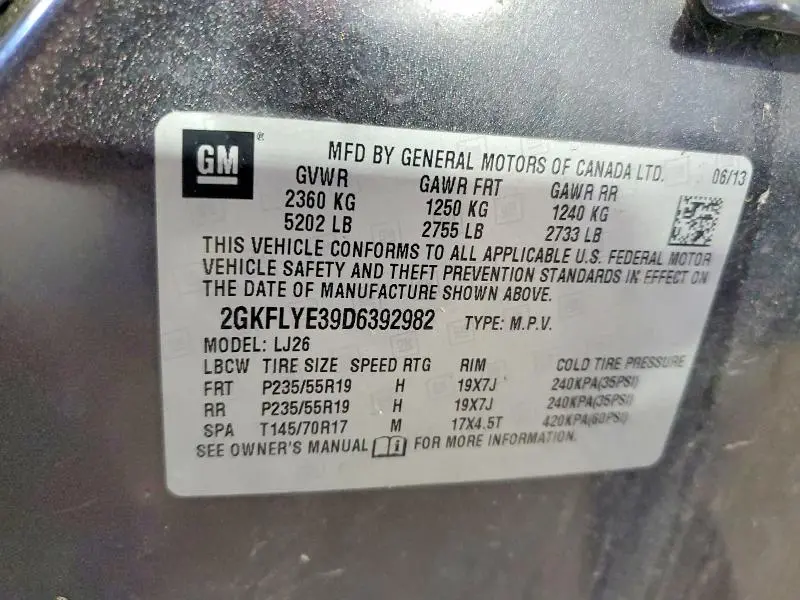 2013 GMC TERRAIN DENALI  