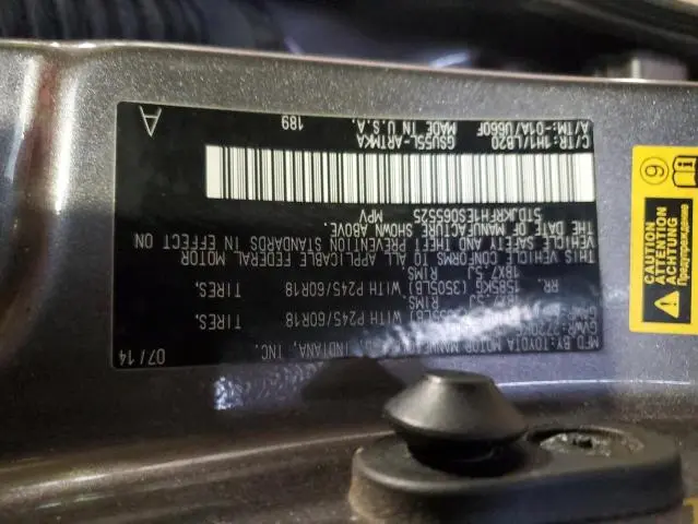 2014 TOYOTA HIGHLANDER XLE  