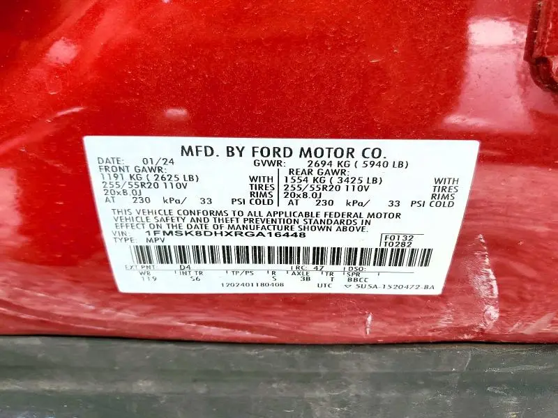 2024 FORD EXPLORER XLT  