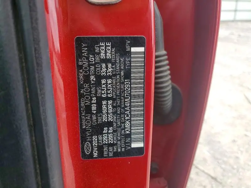 2021 HYUNDAI KONA SE  