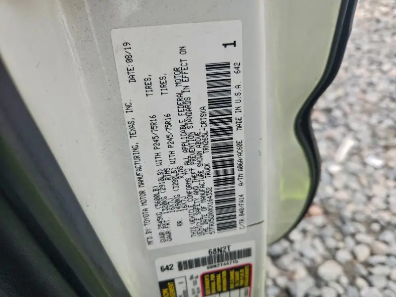 2019 TOYOTA TACOMA ACCESS CAB  