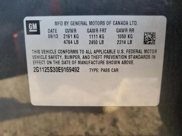 2014 CHEVROLET IMPALA LT