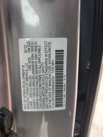 2022 HONDA PILOT TRAILSPORT