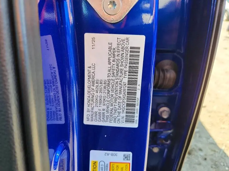 2025 HONDA ACCORD HYBRID SPORT  