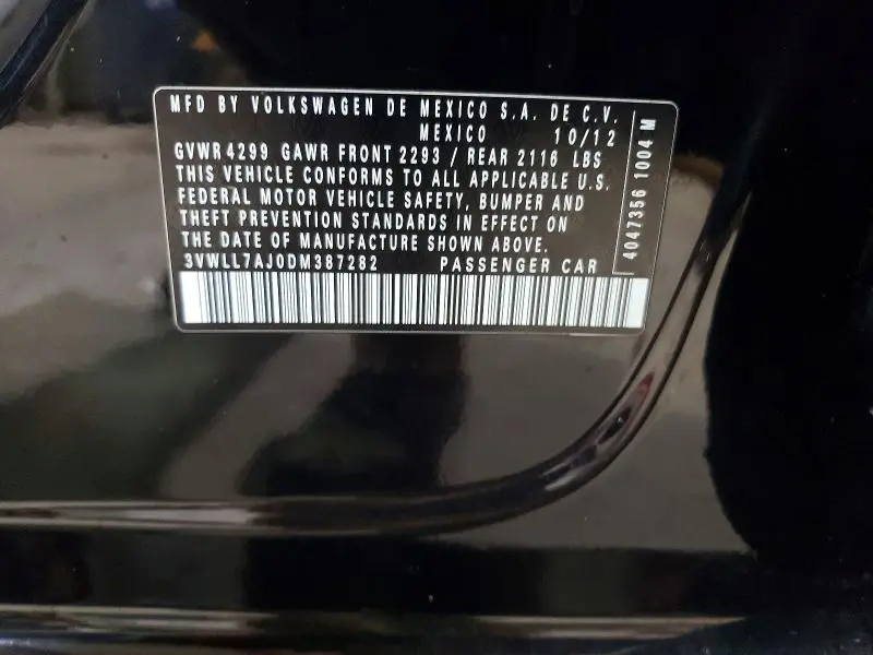 2013 VOLKSWAGEN JETTA TDI  