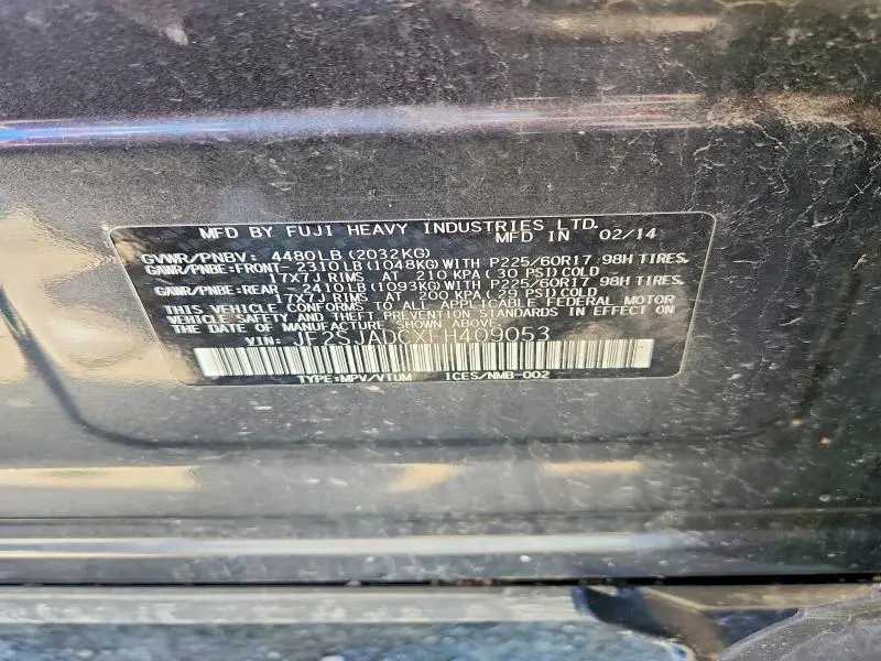 2015 SUBARU FORESTER 2.5I PREMIUM  