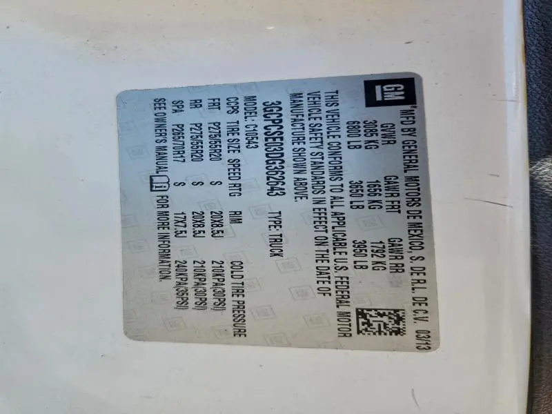 2013 CHEVROLET SILVERADO C1500 LT  