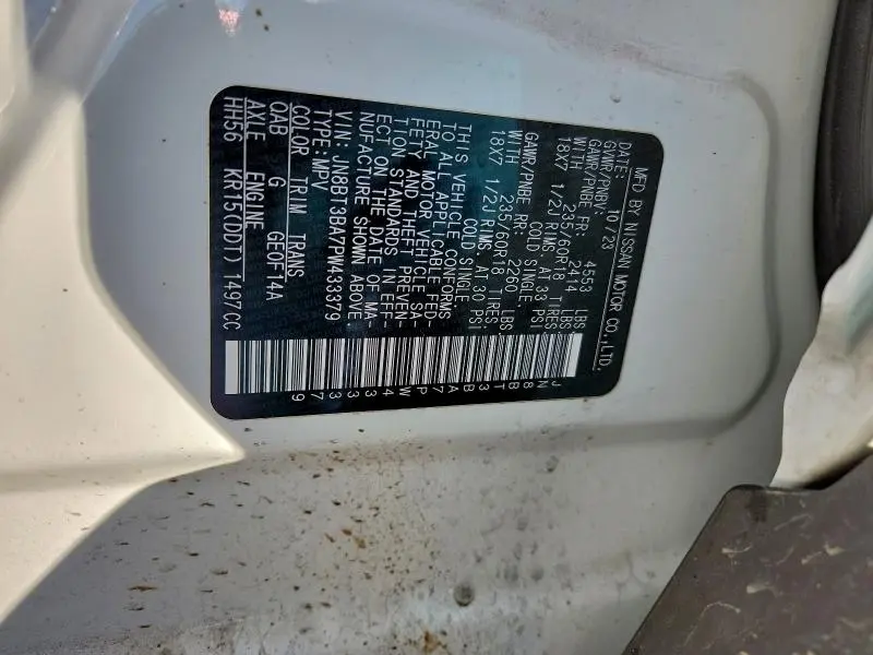 2023 NISSAN ROGUE SV  