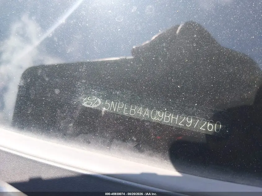 2011 HYUNDAI SONATA GLS