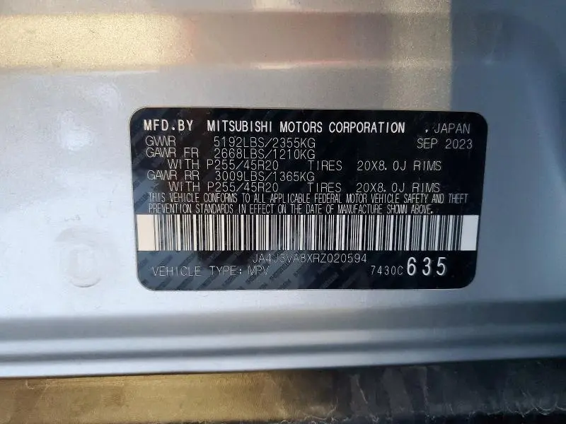 2024 MITSUBISHI OUTLANDER SE  