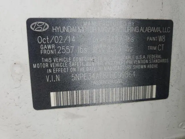 2015 HYUNDAI SONATA SPORT  