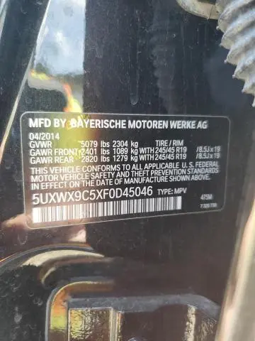 2015 BMW X3 XDRIVE28I  
