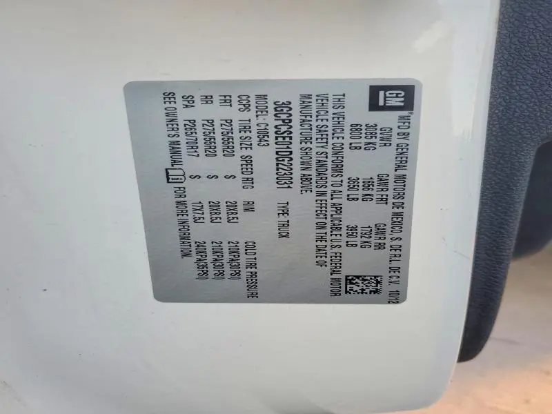 2013 CHEVROLET SILVERADO C1500 LT  