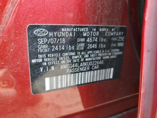 2019 GENESIS G70 PRESTIGE