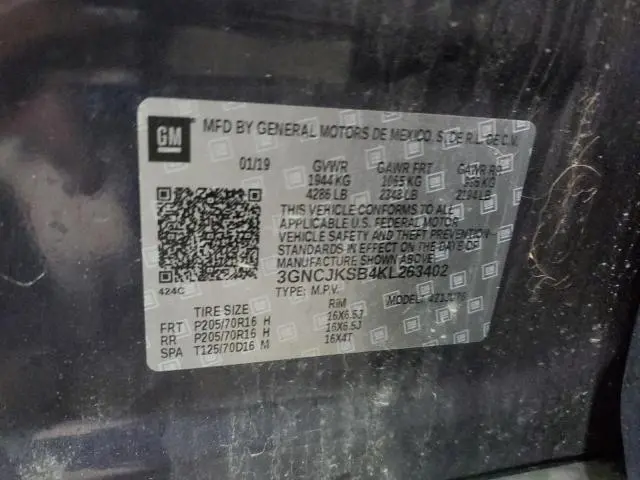 2019 CHEVROLET TRAX LS  