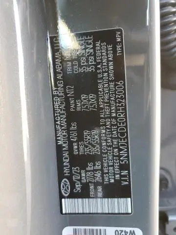 2024 HYUNDAI TUCSON LIMITED  