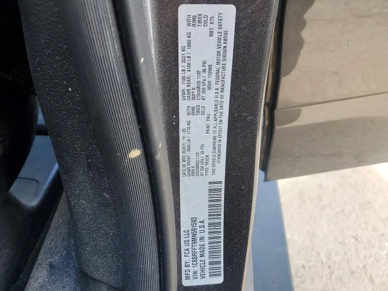 2021 RAM 1500 BIG HORN  