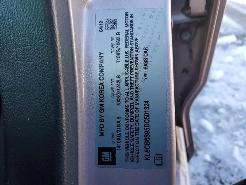 2013 CHEVROLET SPARK LS  