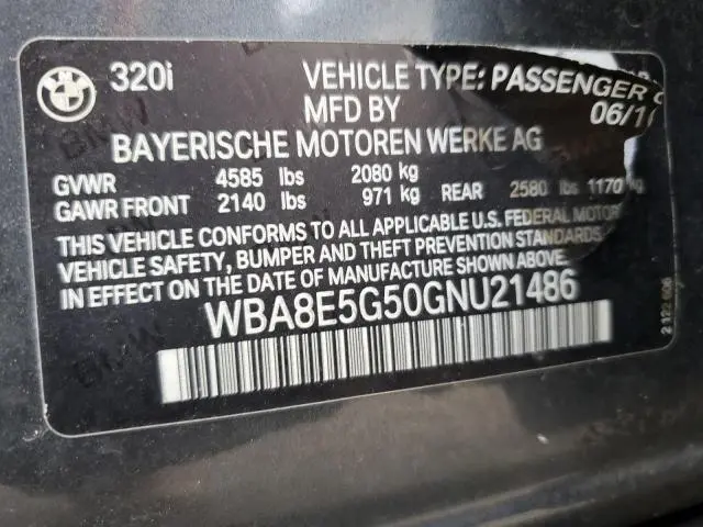 2016 BMW 320 XI  