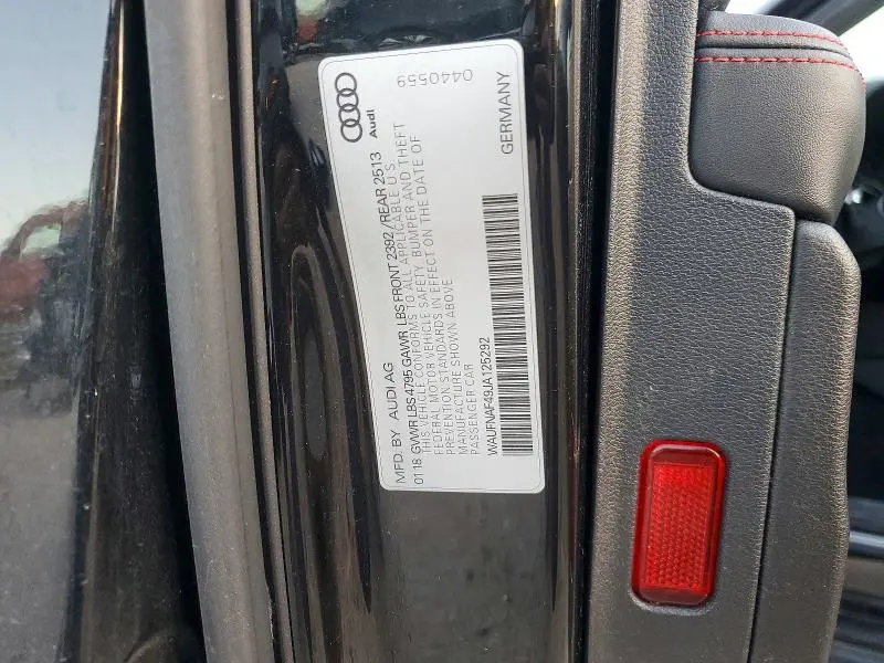 2018 AUDI A4 PRESTIGE  