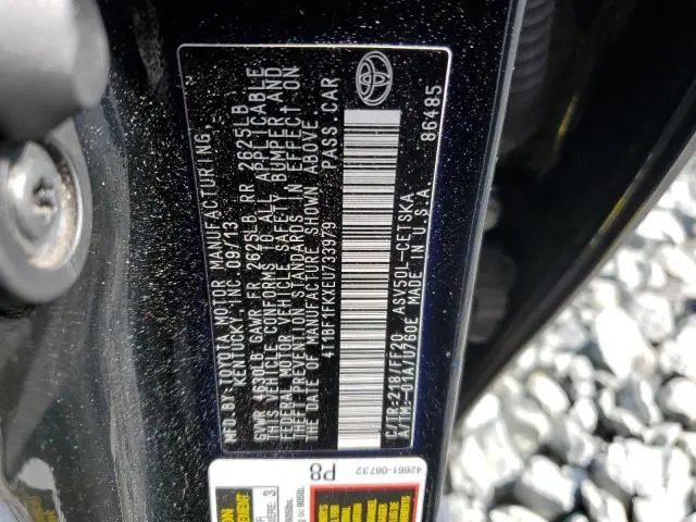 2014 TOYOTA CAMRY L  