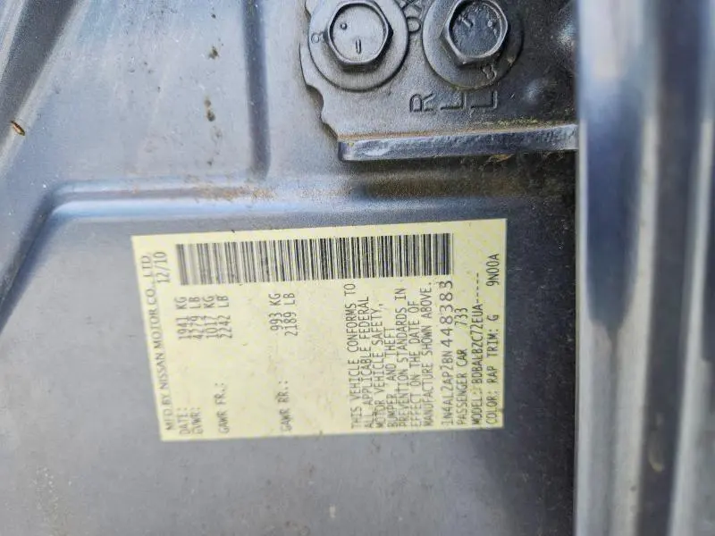 2011 NISSAN ALTIMA   
