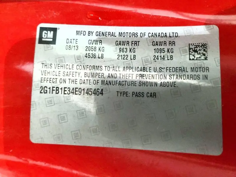 2014 CHEVROLET CAMARO LT  