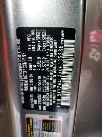 2016 HYUNDAI SANTA FE SPORT   