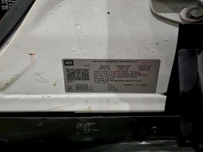 2022 CHEVROLET TRAVERSE RS  