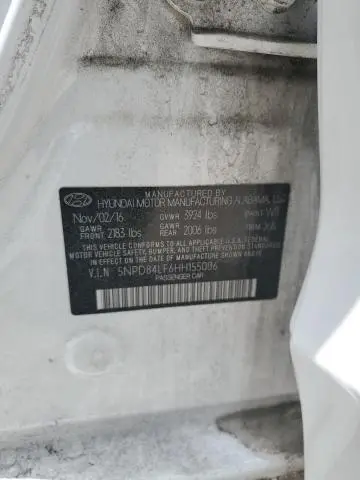 2017 HYUNDAI ELANTRA SE  