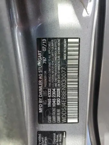 2014 MERCEDES-BENZ CLA 250  