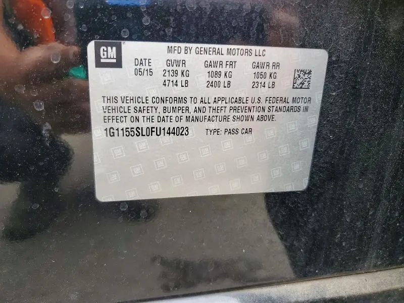 2015 CHEVROLET IMPALA LTZ  