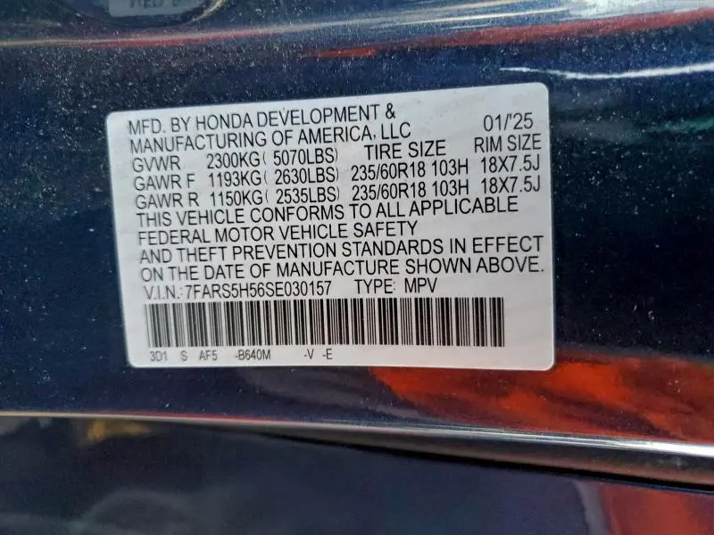 2025 HONDA CR-V SPORT  