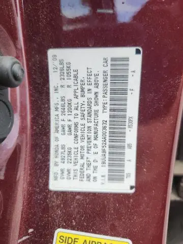 2010 ACURA TL   