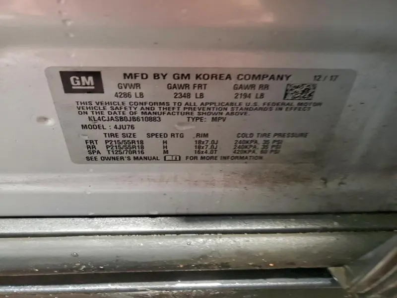 2018 BUICK ENCORE PREFERRED  