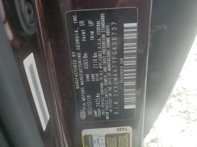 2015 KIA OPTIMA LX  