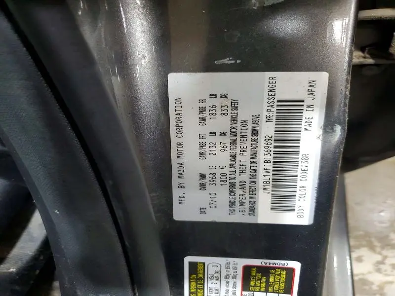 2011 MAZDA 3 I  