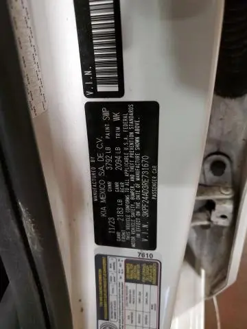 2024 KIA FORTE LX  