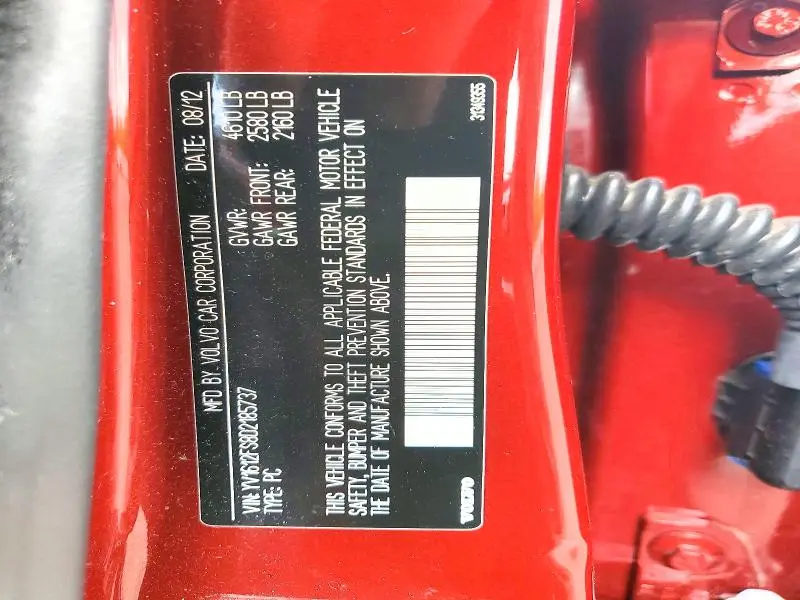 2013 VOLVO S60 T5  