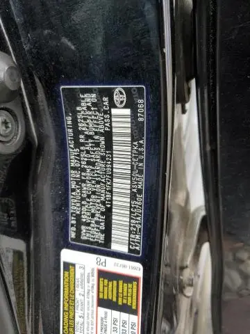 2015 TOYOTA CAMRY LE  
