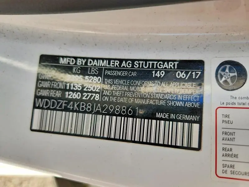 2018 MERCEDES-BENZ E 300 4MATIC  