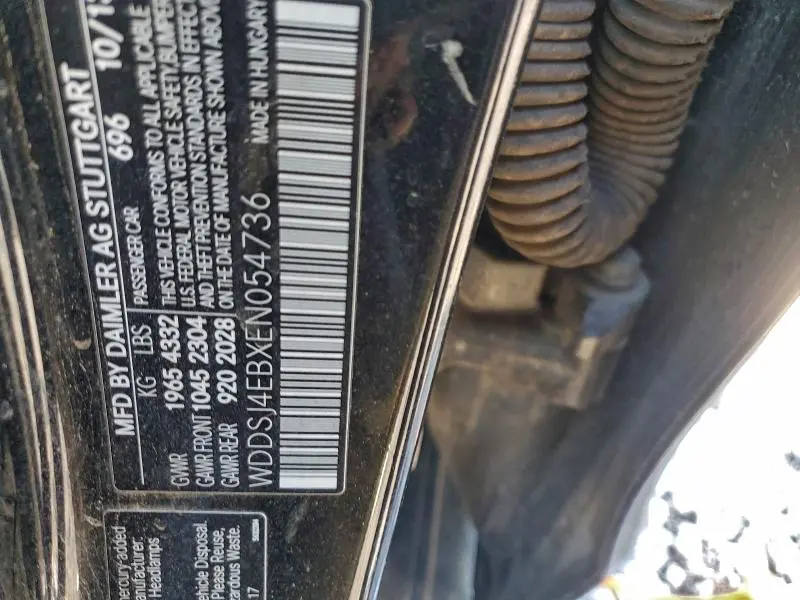 2014 MERCEDES-BENZ CLA 250  