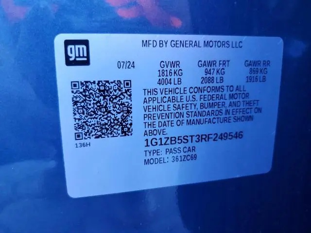 2024 CHEVROLET MALIBU LS  