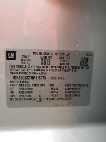 2017 GMC YUKON XL K1500 SLT  