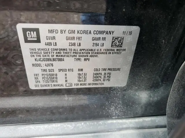 2020 BUICK ENCORE ESSENCE  